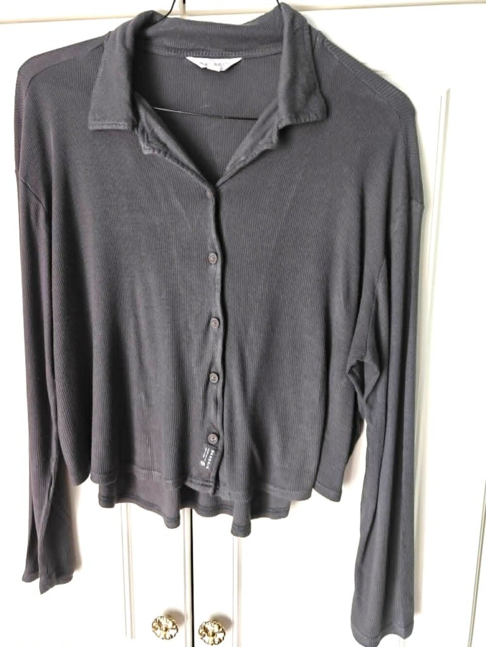 Danskin Women's Grey Top, Size Large